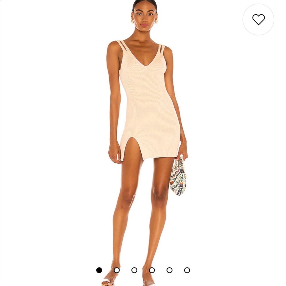 Camila Coelho Yara Dress size small color macadamia